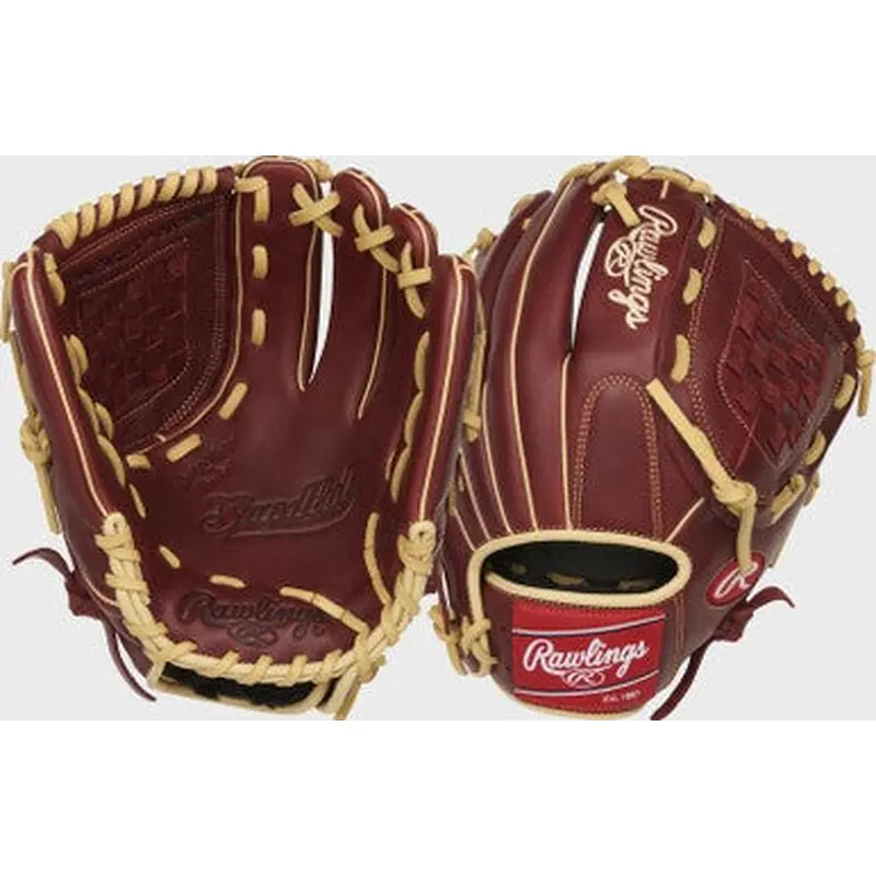 New Rawlings SANDLOT BB/SB Glove RH Throw 12" 11347-RAWS1200BR