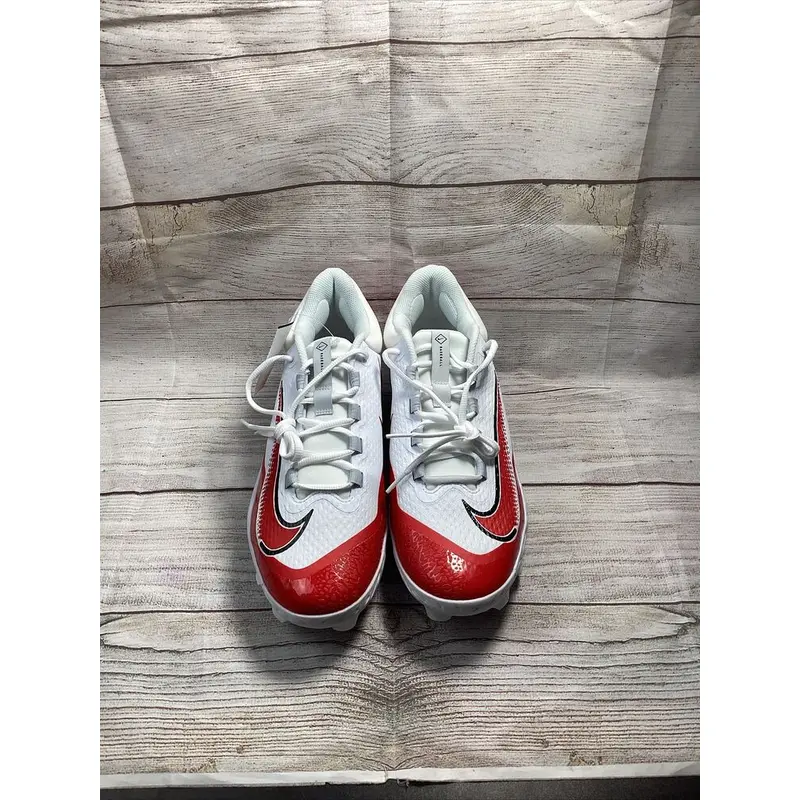 Size 12.5 - NEW Nike Alpha Huarache Elite 4 MCS Baseball Cleats Red FD6255-102