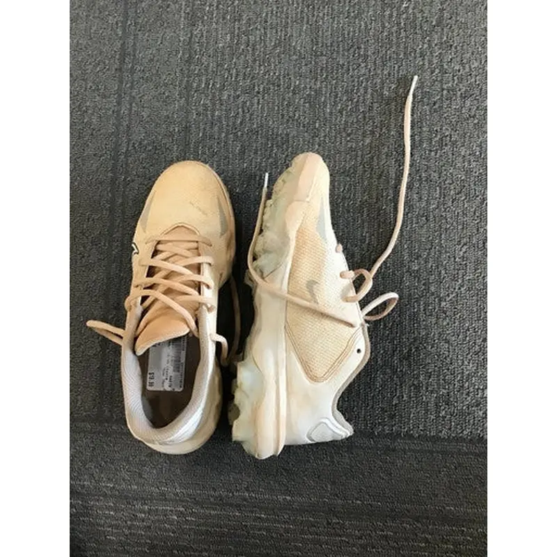 Used Nike Trout Bb Sb Cleats White Junior 04 11614-s000204230