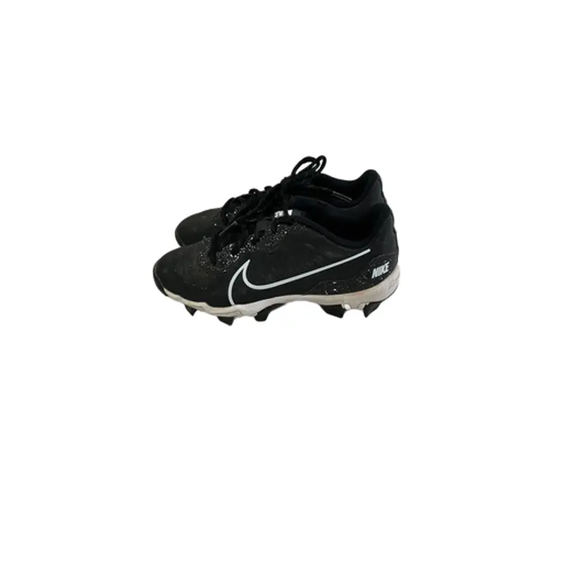 Used Nike ALPHA HUARACHE 4 KEYSTONE BB/SB Cleats Black Junior 02.5 11692-S000140281