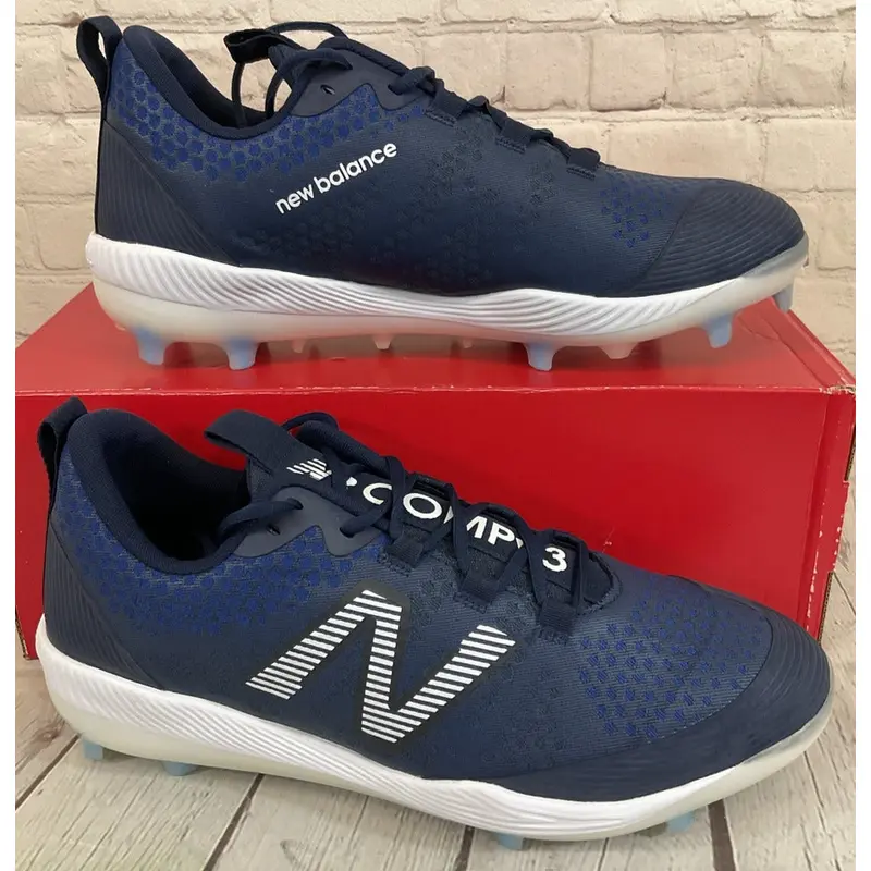New Balance LCOMPTN3 FuelCell COMPv3 Men's Baseball Cleats Blue White US 11.5 D