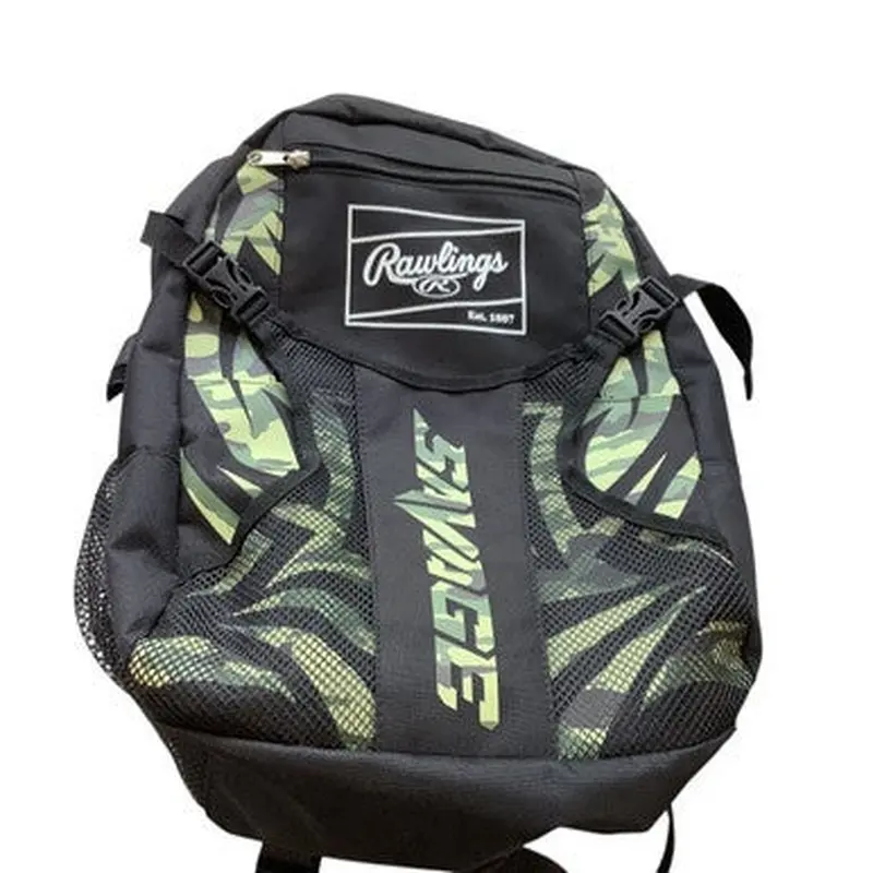 Used Rawlings SAVAGE BB/SB Player Backpack Black 11479-S000398705