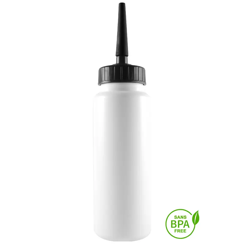 1000ml Tallboy Water Bottle With Black Straw Pull-Top Lid