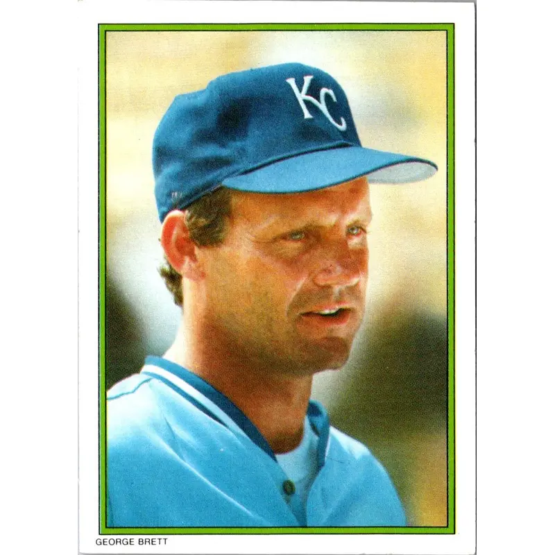 1986 Topps Glossy Send-Ins George Brett #18