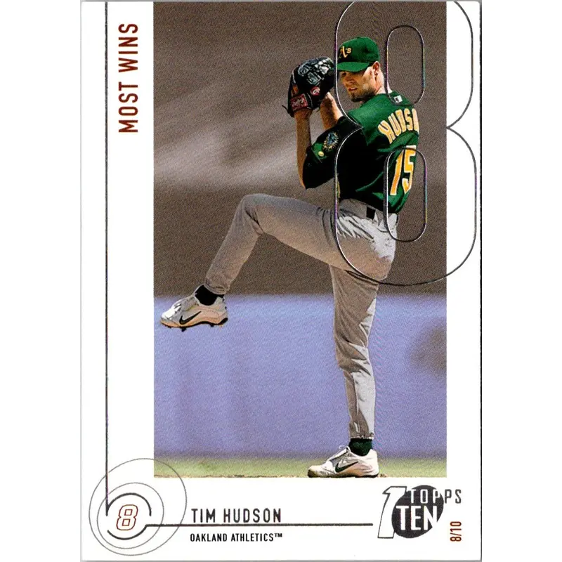 2002 Topps Ten Tim Hudson #139