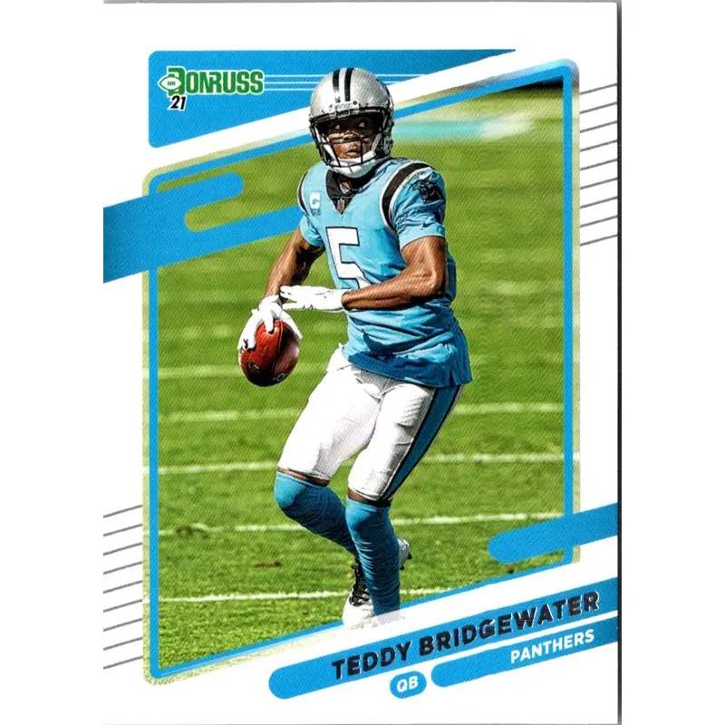 2021 Donruss Press Proof Blue Teddy Bridgewater #218
