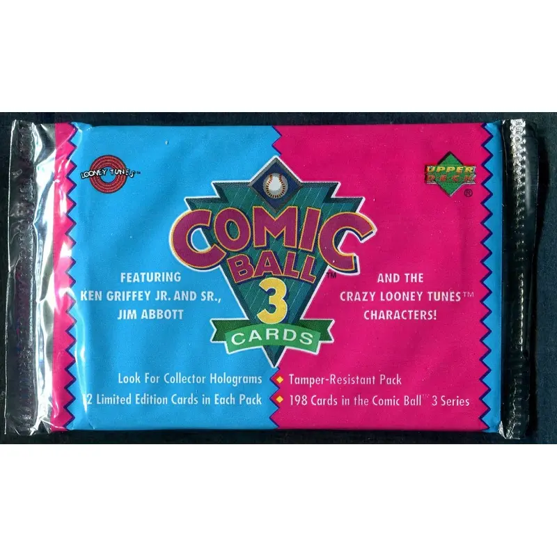 1991 Upper Deck Comic Ball Unopened Series 3 Pack (12)