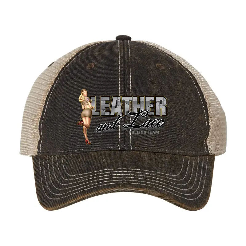 Leather and Lace Trucker Cap