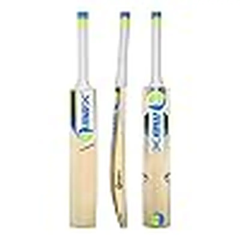 RMax Kashmir Willow Thunder Leather Ball Cricket Bat with Bat Cover | Kibi Sports