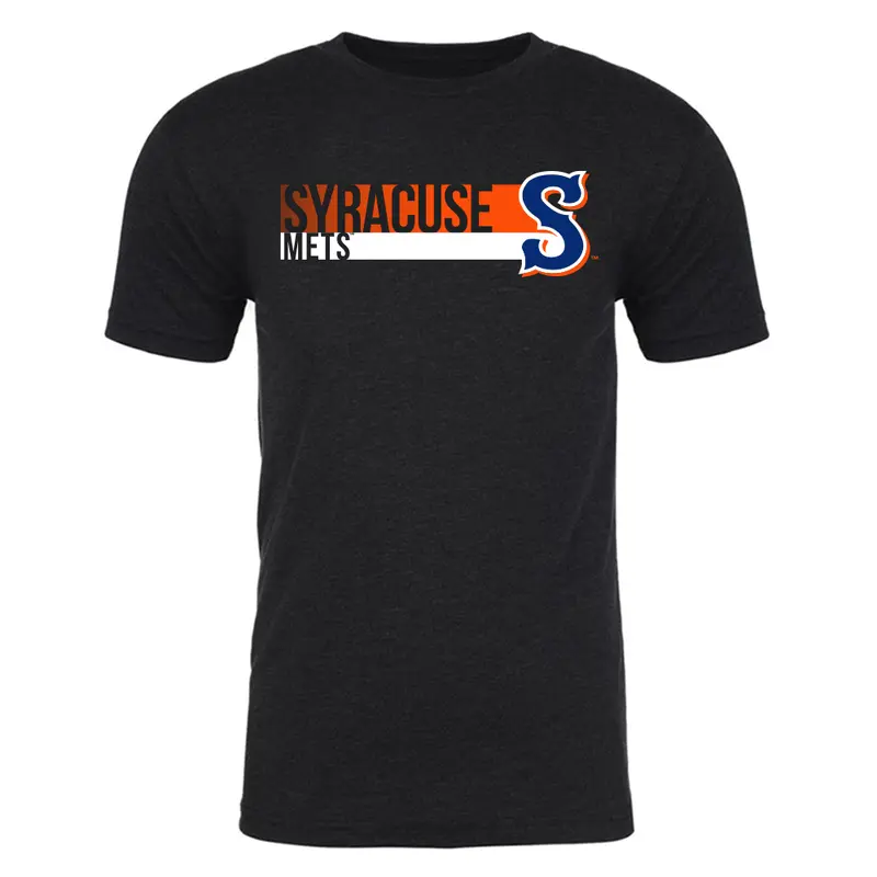 Syracuse Mets 108 Stitches Black Fade Tee