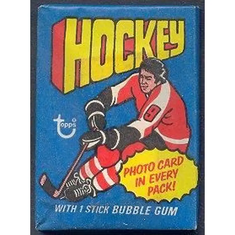 1977/78 Topps Hockey Unopened Wax Pack (1976/77 Wrappers)