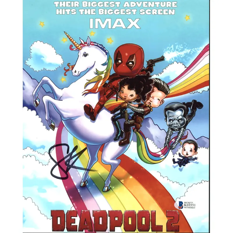Stefan Kapicic Deadpool Authentic Signed 8x10 Photo Autographed BAS Witnessed 9