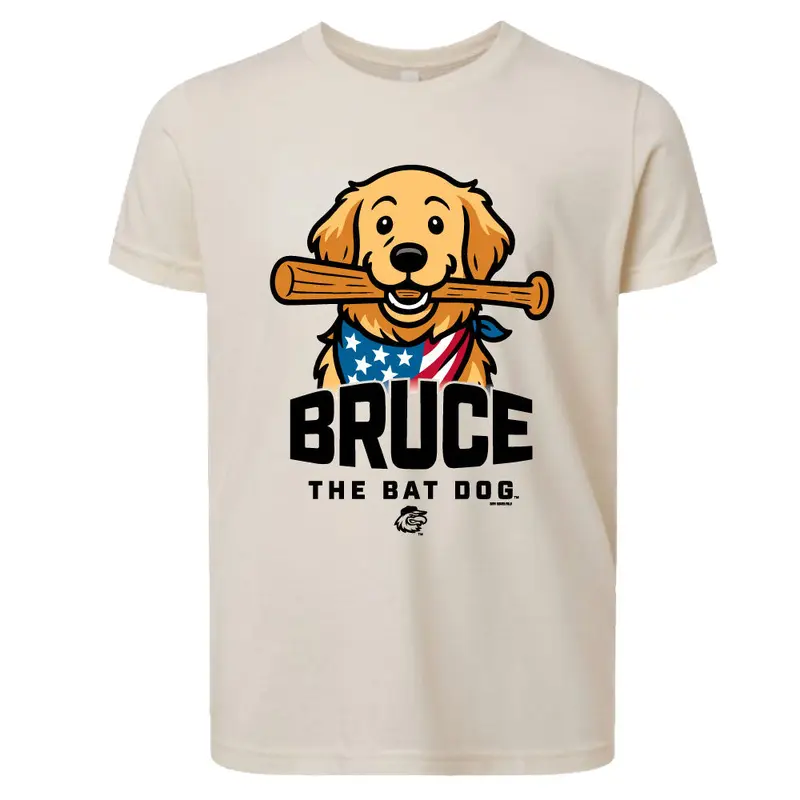 YOUTH Bruce the Bat Dog Cartoon Tee