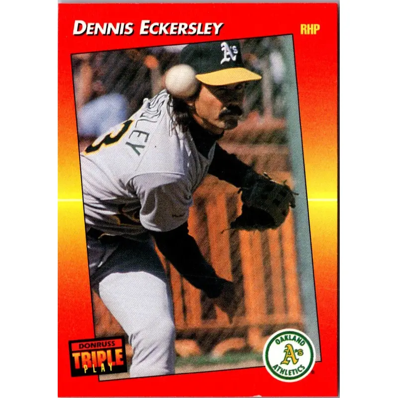1992 Triple Play Dennis Eckersley #195