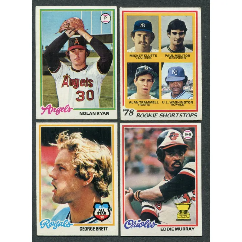 1978 Topps Baseball Complete Set VG/EX EX (726) (24-457)