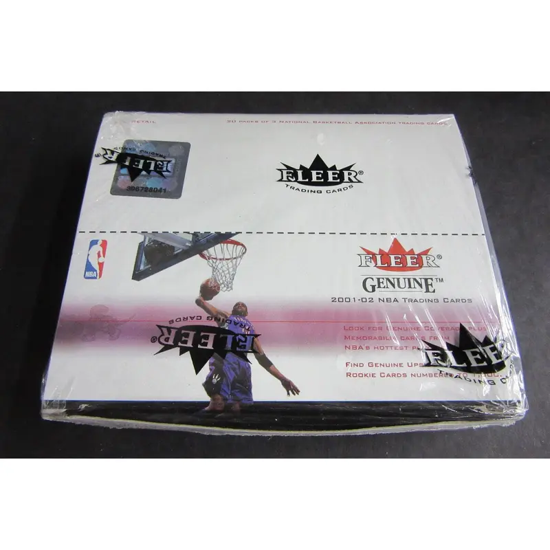 2001/02 Fleer Genuine Basketball Box (Retail) (20/3)