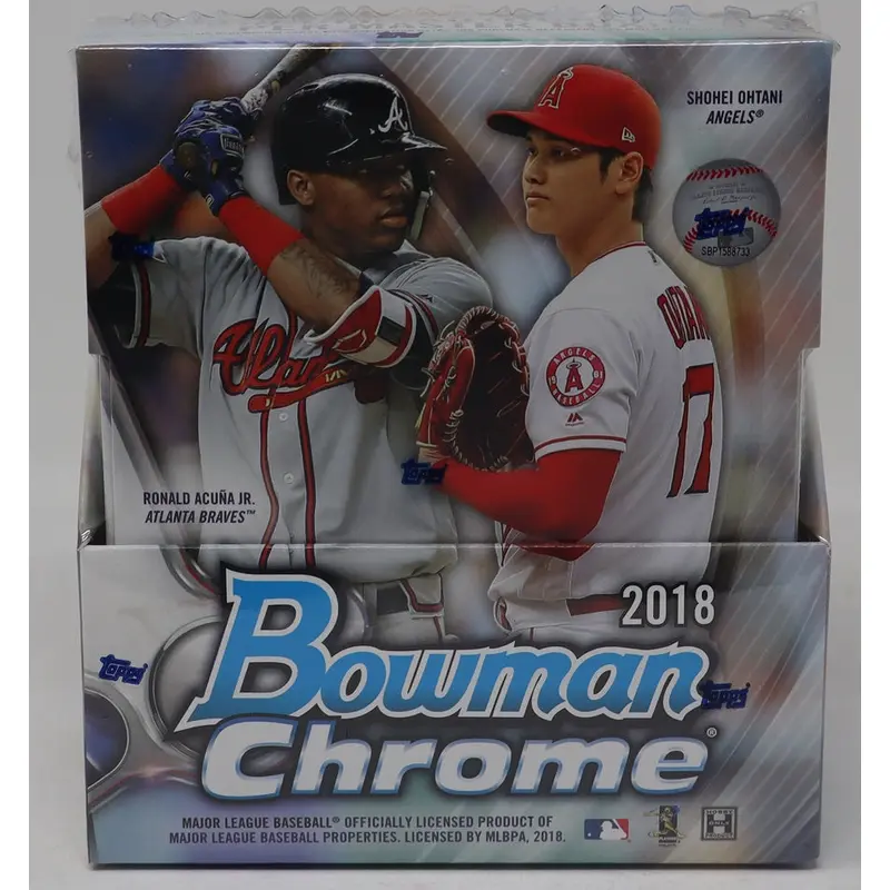 2018 Bowman Chrome Baseball Box (Hobby) (2/6/5)