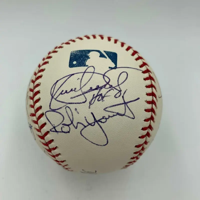 Kirby Puckett Harmon Killebrew George Brett Ozzie Smith HOF Signed Baseball JSA
