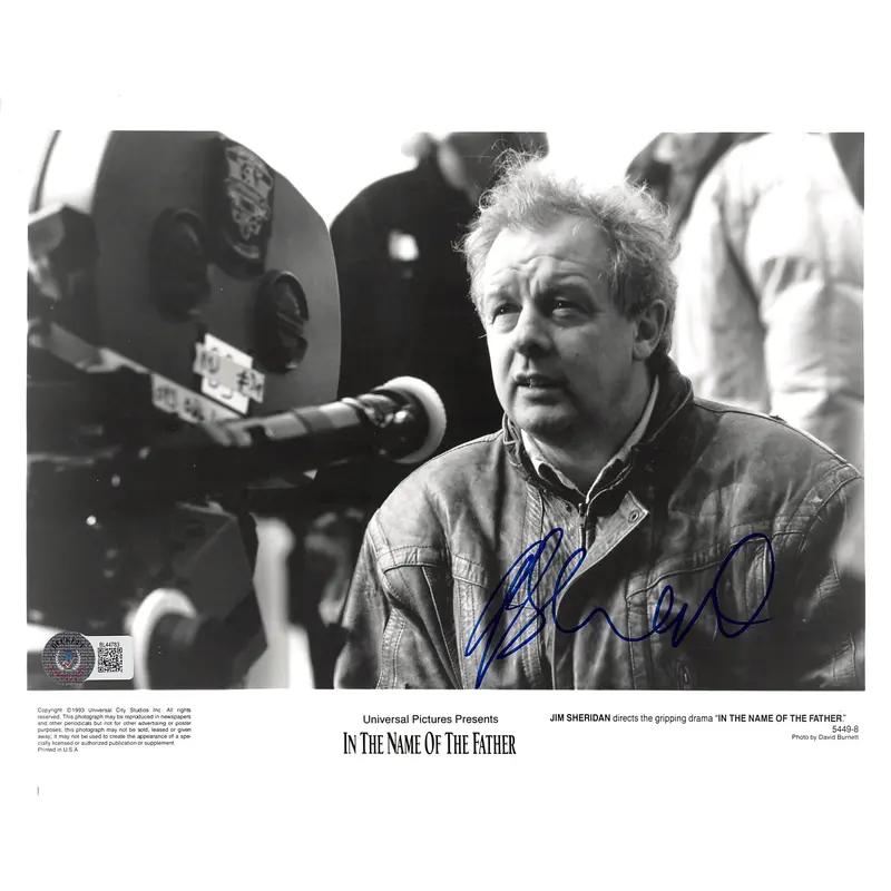 Jim Sheridan In the Name of the Father Authentic Signed 8x10 Photo BAS #BL44783