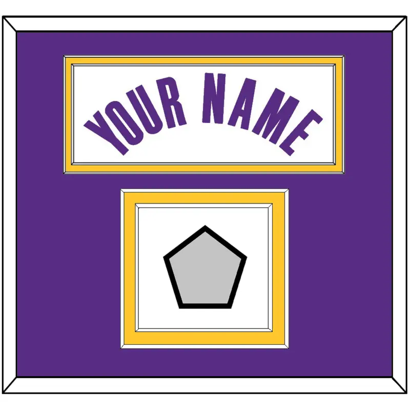 Los Angeles Name & Champions Patch - White Association - Double Mat 2