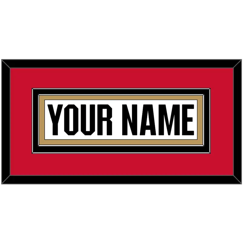 Ottawa Nameplate - Home/Road White Jersey (1999-2007) - Double Mat 3
