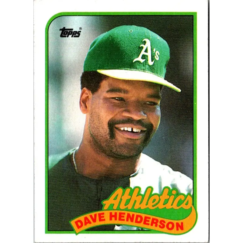 1989 Topps Dave Henderson #527