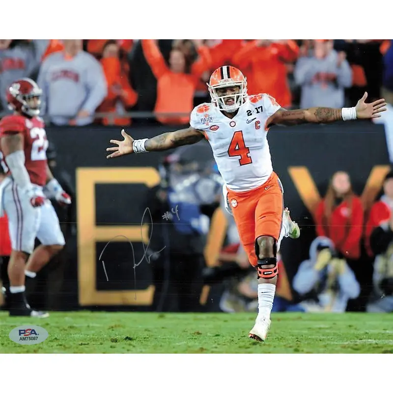 Deshaun Watson signed 8x10 photo PSA/DNA Clemson Tigers Autographed Browns