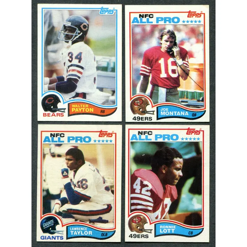 1982 Topps Football Complete Set EX/MT NM (528) (23-306)