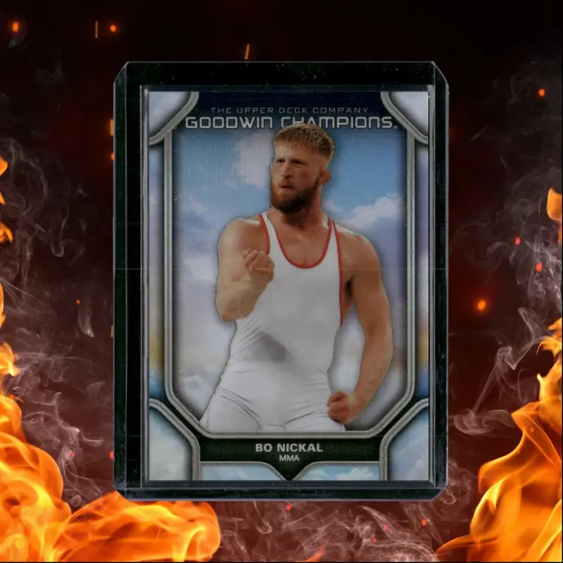 2024 Upper Deck Goodwin Champions Bo Nickal Portraits Sky 94/99 #P42