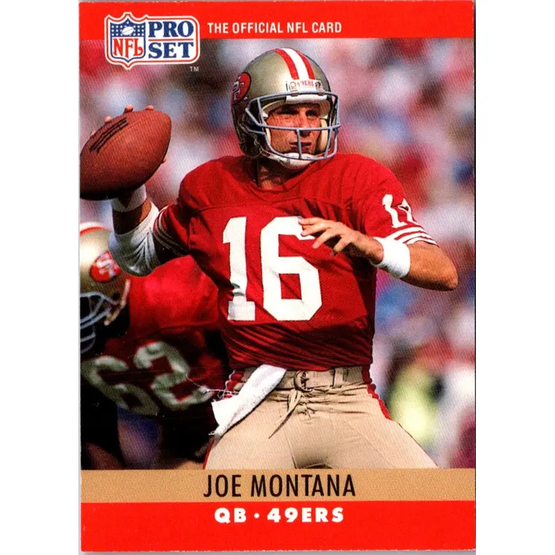 1990 Pro Set Joe Montana #293