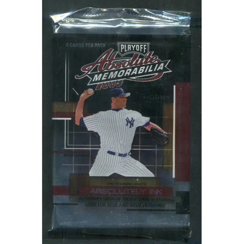 2003 Playoff Absolute Memorabilia Baseball Unopened Pack (Hobby) (6)