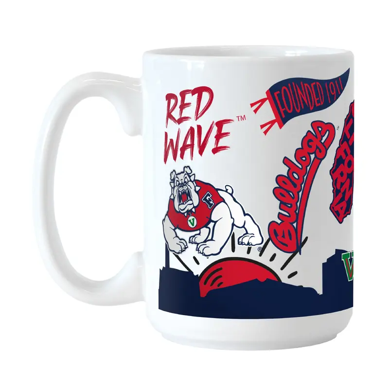 Fresno State 15oz Native Sublimated Mug