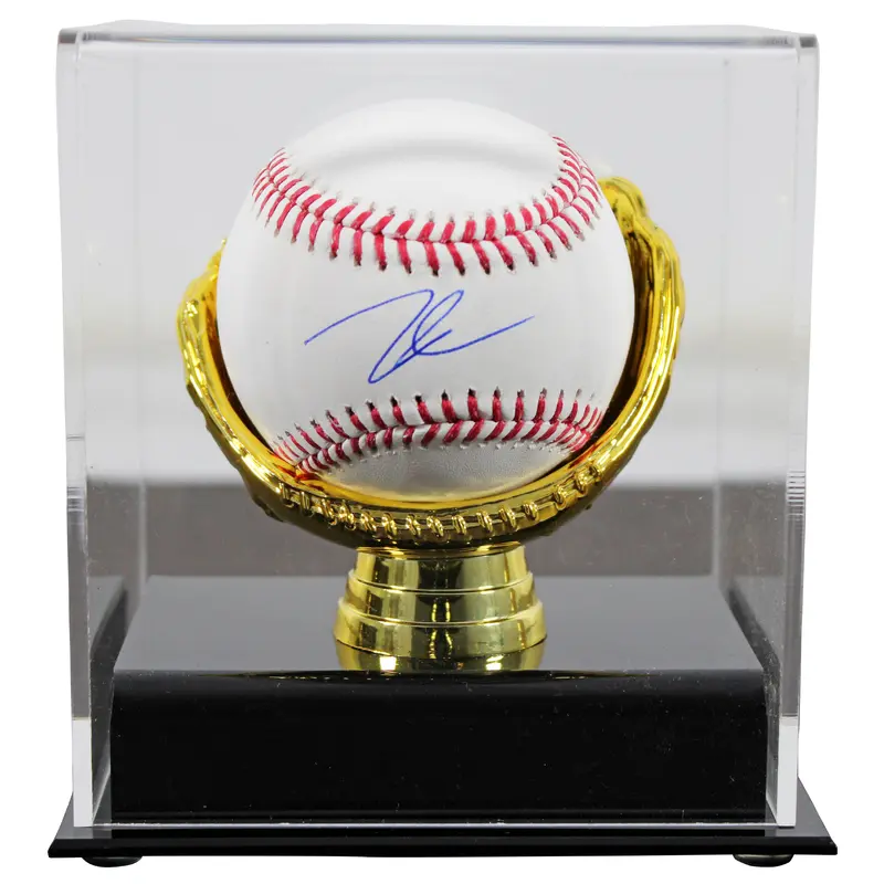 Rockies Zac Veen Authentic Signed Oml Baseball w/ Case MLB & Fanatics