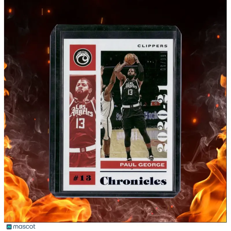 2021-22 Panini Chronicles Paul George Sapphire Blue 06/99 #37