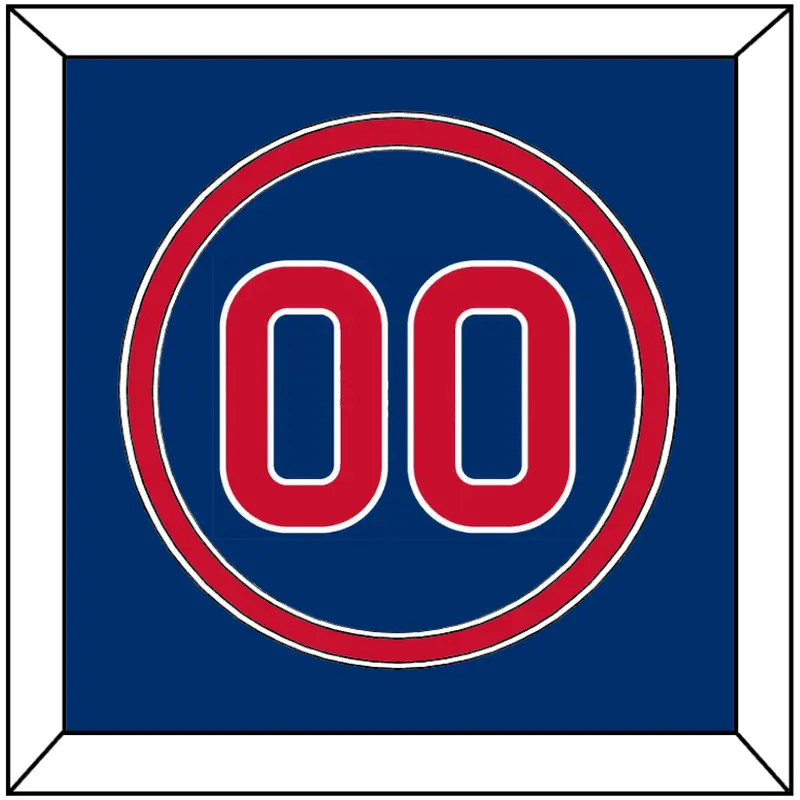 Chicago Number - Alternate Blue - Double Mat 2