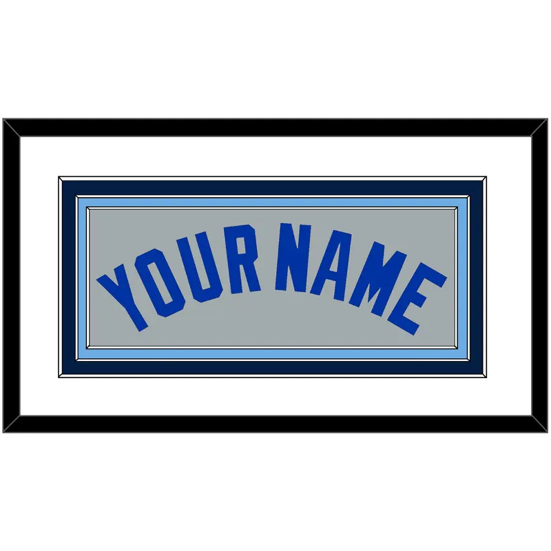 Toronto Name - Road Gray (1989-1996) - Triple Mat 1