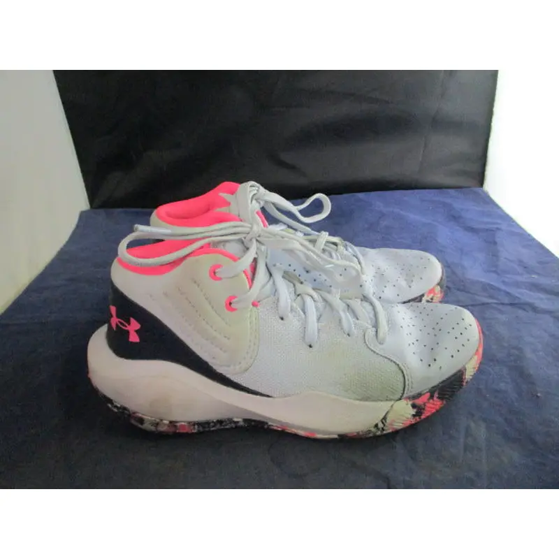 Used Under Armour Jet 2021 Basketball Shoes Youth Size 3.5