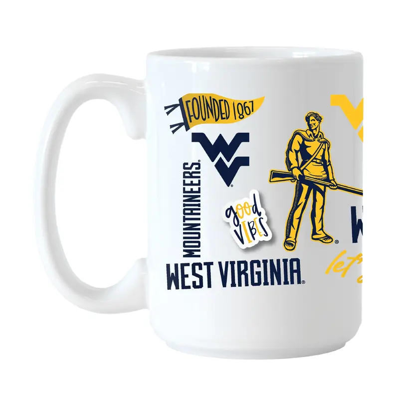 West Virginia 15oz Native Sublimated Mug