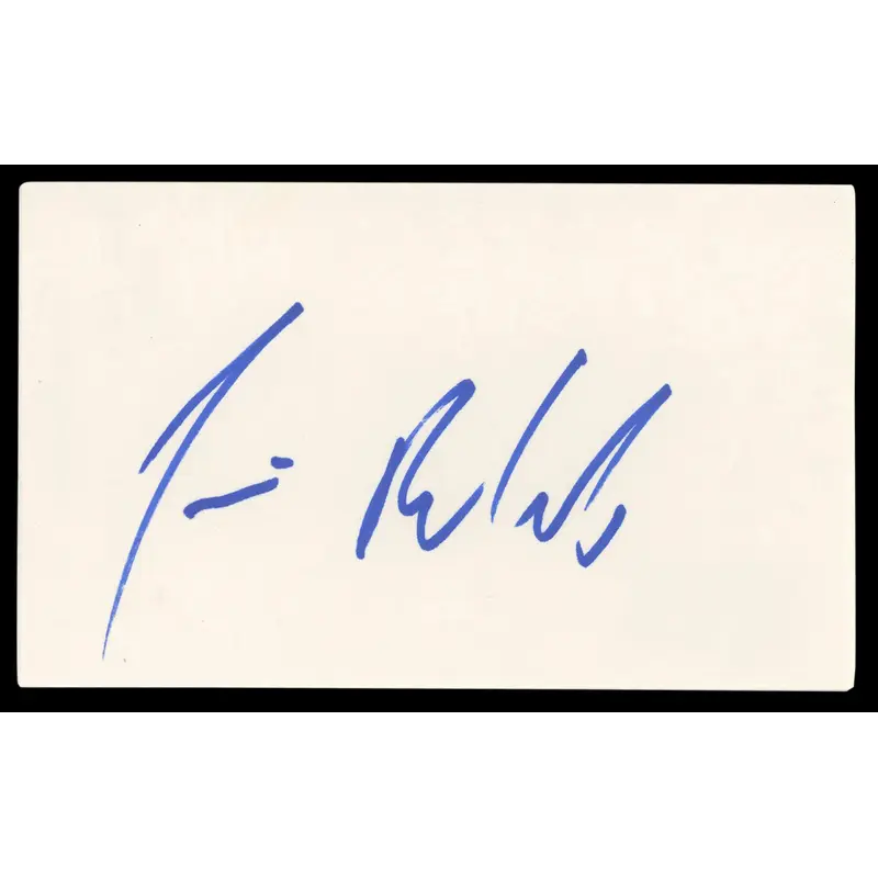 Jim Belushi Red Heat Authentic Signed 3x5 Index Card Autographed BAS #BM56932