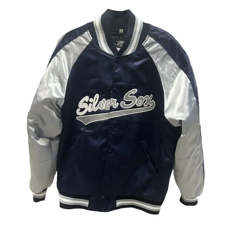 Silver Sox Throwback Dug out OT Sports Jacket