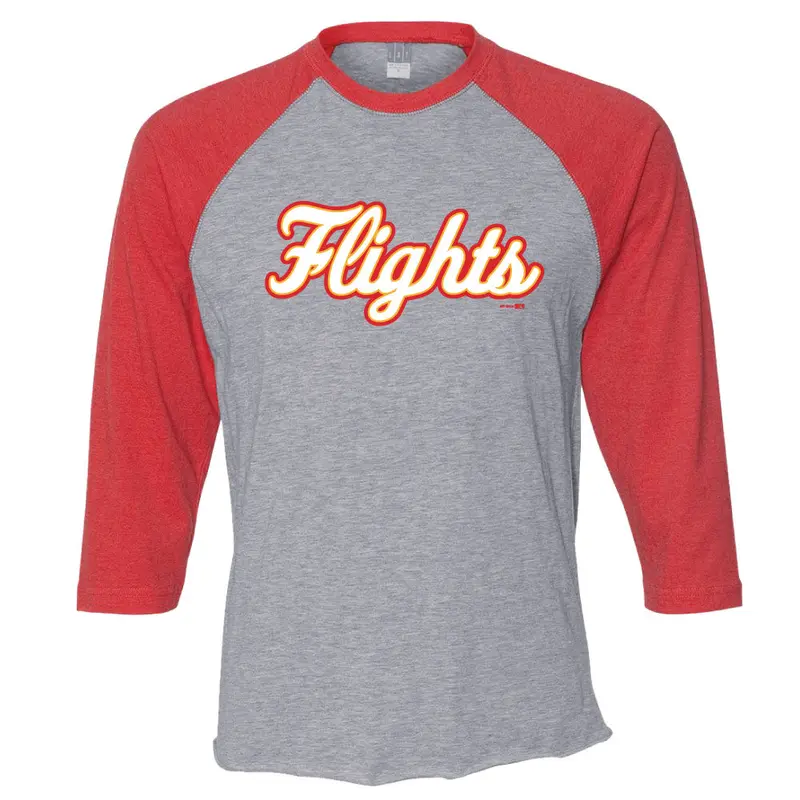 Winston-Salem Flights 3/4 Baseball Tee