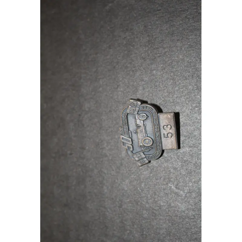 1961 Indy 500 Silver Pit Badge  #53, 50th Anniversary