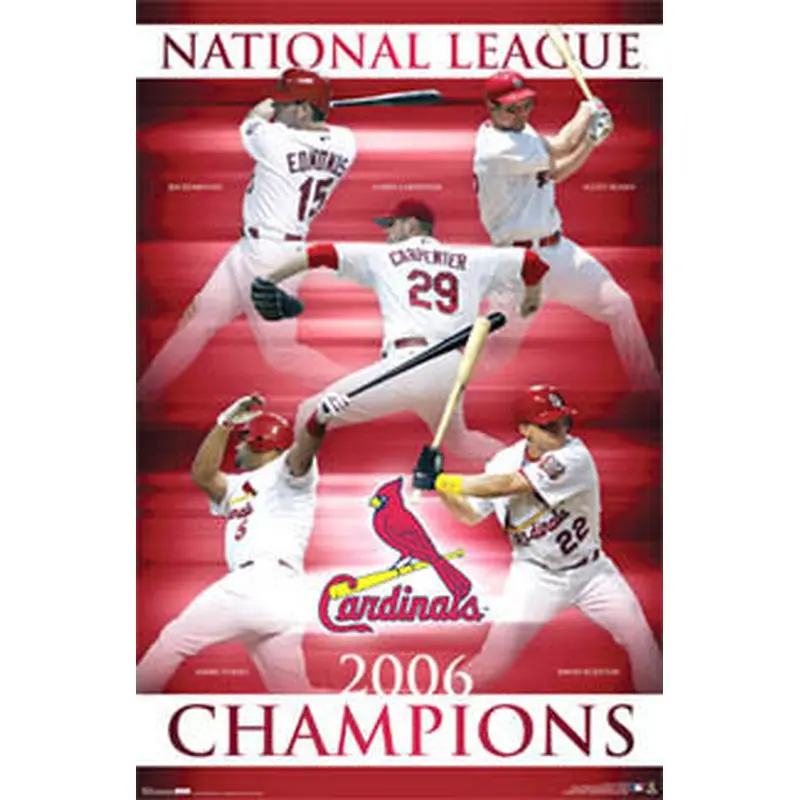 St. Louis Cardinals 2006 National League Champions Poster - Costacos Sports