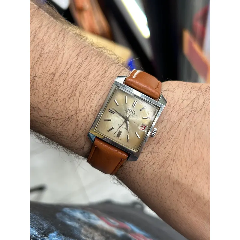 Vintage 1980s Camy Sputnik Swiss Made Automatic Watch