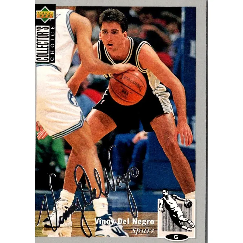 1994 Collector's Choice Silver Signatures Vinny Del Negro #115