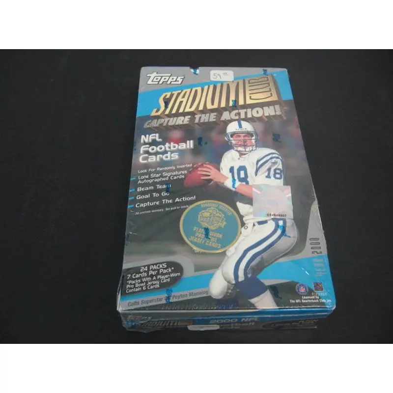 2000 Topps Stadium Club Football Box (Retail)