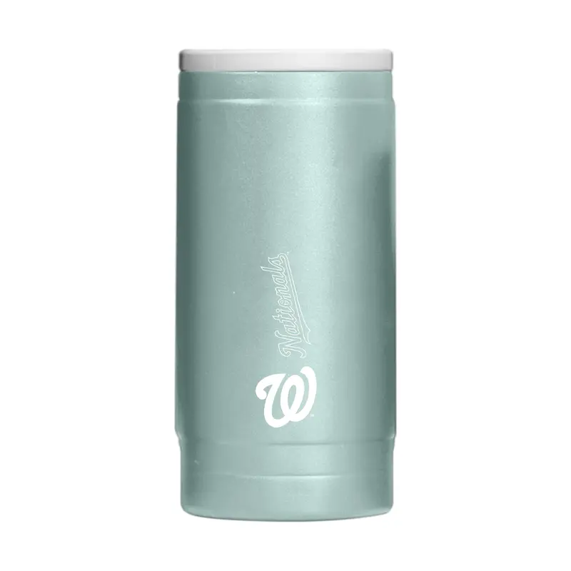 Washington Nationals Vertical Powder Coat Slim Can Coolie