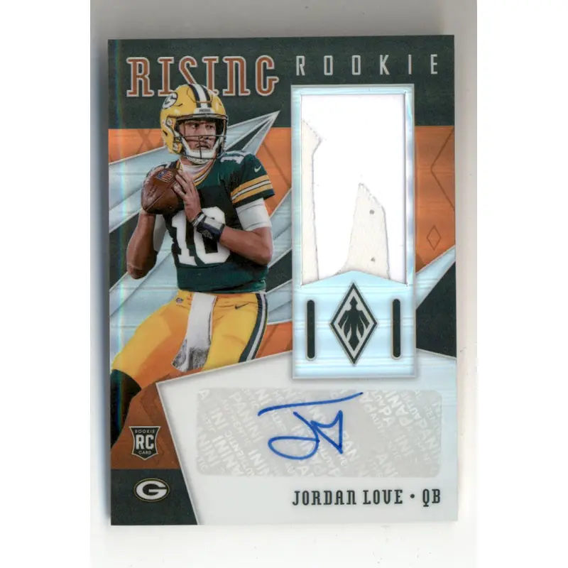 Jordan Love 2020 Panini Phoenix Rising Rookie Glove Auto #1/35