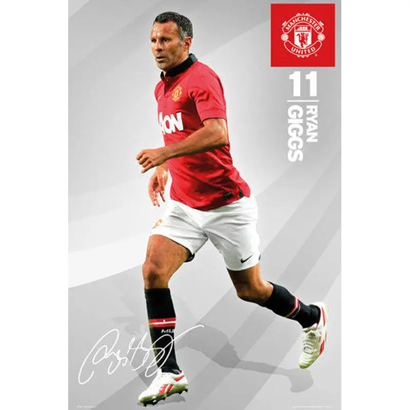 Ryan Giggs "Signature" Manchester United FC Official Action Poster - GB Eye (UK)