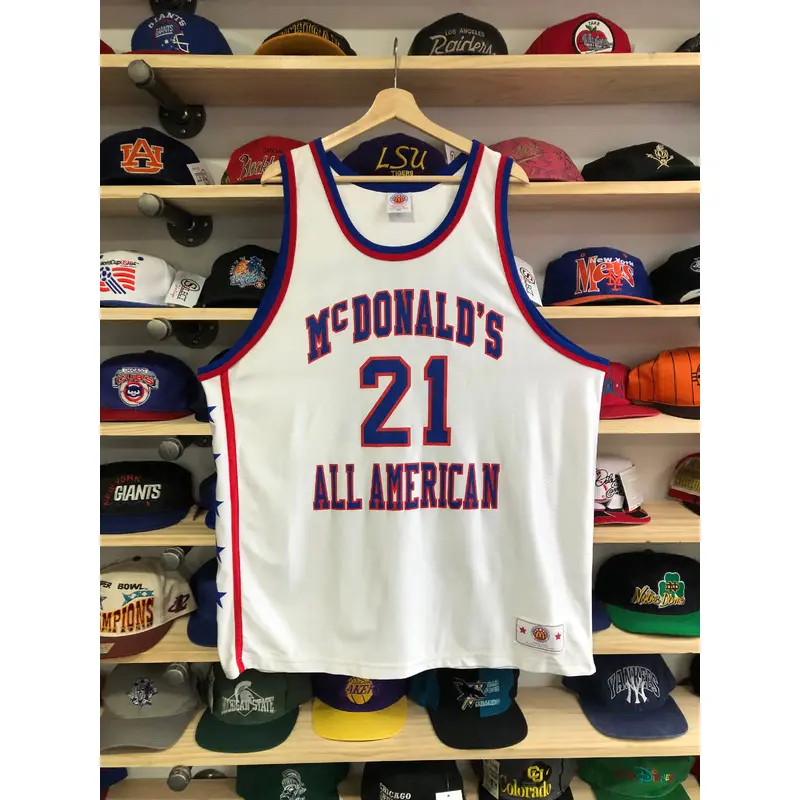 Vintage McDonalds All American Kevin Garnet Jersey Size 2XL